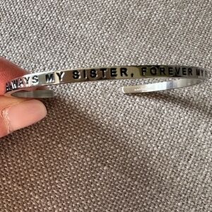 NEW MantraBand Bracelet “always my sister, forever my friend”!